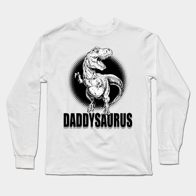 Daddysaurus Rex 2 Long Sleeve T-Shirt by beardline